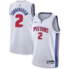 Pratico Cade Cunningham Detroit Pistons Nike Youth Swingman Jersey Association Edition White per gli appassionati