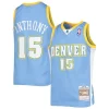Raffinato Fantastico Carino Carmelo Anthony Denver Nuggets Youth 2003 04 Hardwood Classics Swingman Jersey Powder Blue per gli appassionati