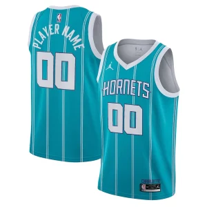 Eccezionale Versatile Charlotte Hornets Jordan Brand 2020/21 Swingman Custom Jersey Icon Edition Teal per gli appassionati