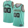 Comodo Pratico Moderno Charlotte Hornets Jordan Brand Unisex 2024/25 Custom Swingman Jersey City Edition Mint per gli appassionati