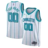 Carino Bellissimo Charlotte Hornets Jordan Brand Unisex Swingman Custom Jersey White Association Edition per gli appassionati