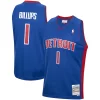 Delizioso Fantastico Accattivante Chauncey Billups Detroit Pistons 2003/04 Hardwood Classics Swingman Jersey Royal per gli appassionati