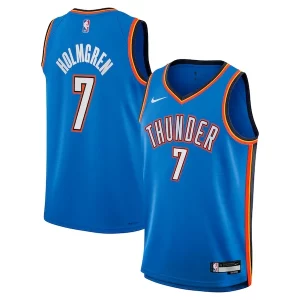 Moderno Gorgeous Versatile Chet Holmgren Oklahoma City Thunder Nike Youth Swingman Jersey Icon Edition Blue per gli appassionati