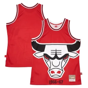 Robusto Duraturo Chicago Bulls Hardwood Classics Blown Out Fashion Jersey Red per gli appassionati