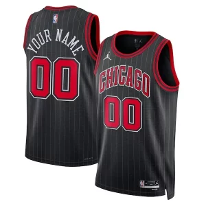 Delizioso Gorgeous Chicago Bulls Jordan Brand Unisex 2022/23 Swingman Custom Jersey Statement Edition Black per gli appassionati