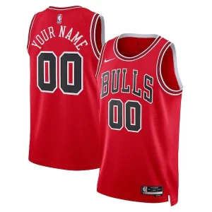 Delizioso Ottimo Classico Chicago Bulls Nike Unisex Swingman Custom Jersey Red Icon Edition per gli appassionati
