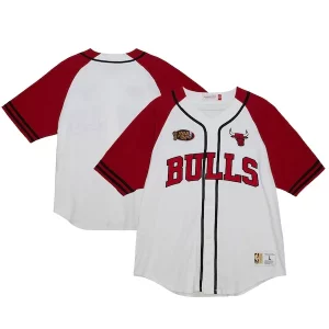 Raffinato Incantevole Prestigioso Chicago Bulls Practice Day Baseball Jersey White per gli appassionati