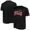 Meraviglioso Splendido Pratico Chicago Bulls Profile Big & Tall Pop Jersey Black per gli appassionati