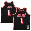 Cool Chris Bosh Miami Heat 2013/14 Hardwood Classics Swingman Jersey Black per gli appassionati