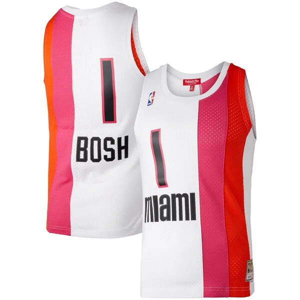 Lussuoso Chris Bosh Miami Heat Women's Hardwood Classics 2011/12 Swingman Jersey White per gli appassionati