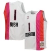 Stupendo Prestigioso Fantastico Chris Bosh Miami Heat Youth 2011/12 Hardwood Classics Swingman Jersey White per gli appassionati