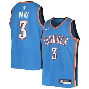 Resistente Ottimo Chris Paul Oklahoma City Thunder Nike Youth Team Swingman Jersey Blue per gli appassionati