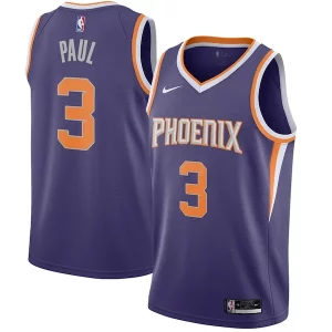 Meraviglioso Prestigioso Bellissimo Chris Paul Phoenix Suns Nike 2020/21 Swingman Jersey Purple Icon Edition per gli appassionati