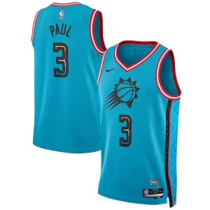 Incantevole Accattivante Chris Paul Phoenix Suns Nike Unisex 2022/23 Swingman Jersey City Edition Turquoise per gli appassionati