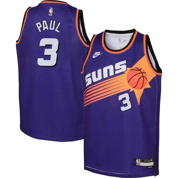 Duraturo Elegante Chris Paul Phoenix Suns Nike Youth 2022/23 Swingman Jersey Purple Classic Edition per gli appassionati