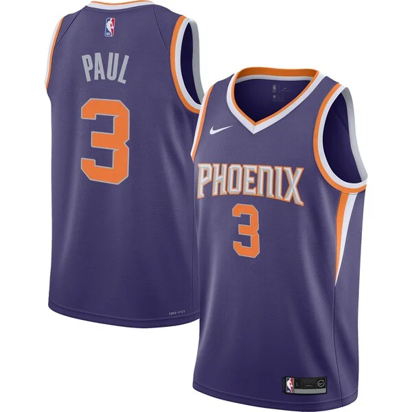 Pratico Bellissimo Sofisticato Chris Paul Phoenix Suns Nike Youth Swingman Jersey Icon Edition Purple/White per gli appassionati