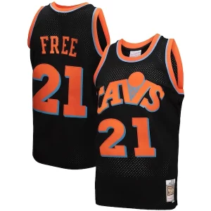 Incantevole Classico Cleveland Cavaliers 1984 85 Hardwood Classics World B. Free Reload 3.0 Swingman Jersey Black per gli appassionati
