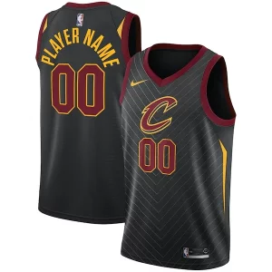 Resistente Cleveland Cavaliers Nike Swingman Custom Jersey Black Statement Edition per gli appassionati