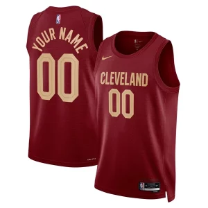 Pratico Cool Cleveland Cavaliers Nike Unisex Swingman Custom Jersey Burgundy Icon Edition per gli appassionati