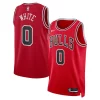 Cool Delizioso Coby White Chicago Bulls Nike Unisex Swingman Jersey Icon Edition Red per gli appassionati