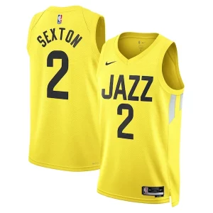Sofisticato Prestigioso Fantastico Collin Sexton Utah Jazz Nike Unisex Swingman Jersey Icon Edition Gold per gli appassionati