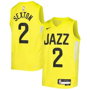 Prestigioso Ottimo Collin Sexton Utah Jazz Nike Youth Swingman Jersey Icon Edition Yellow per gli appassionati