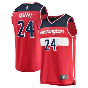Resistente Corey Kispert Washington Wizards Youth Fast Break Replica Player Jersey Icon Edition Red per gli appassionati