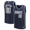 Lussuoso Sofisticato Dallas Mavericks Custom Fast Break Jersey Statement Edition Navy/Blue per gli appassionati
