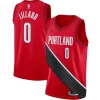 Fantastico Gorgeous Damian Lillard Portland Trail Blazers Jordan Brand 2020/21 Swingman Jersey Statement Edition Red per gli appassionati