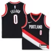 Cool Damian Lillard Portland Trail Blazers Nike Preschool Swingman Player Jersey Icon Edition Black per gli appassionati
