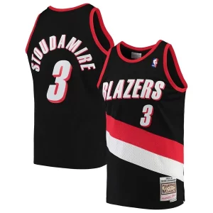 Pratico Damon Stoudamire Portland Trail Blazers 1999/00 Hardwood Classics Swingman Jersey Black per gli appassionati