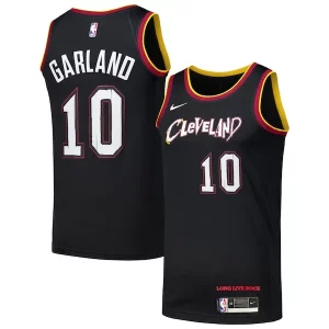 Eccezionale Darius Garland Cleveland Cavaliers Nike Swingman Player Jersey City Edition Black per gli appassionati