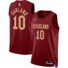 Duraturo Stupendo Gorgeous Darius Garland Cleveland Cavaliers Nike Unisex Swingman Jersey Icon Edition Wine/White per gli appassionati
