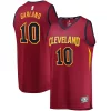 Splendido Sofisticato Elegante Darius Garland Cleveland Cavaliers Youth Replica Fast Break Jersey Wine Icon Edition per gli appassionati