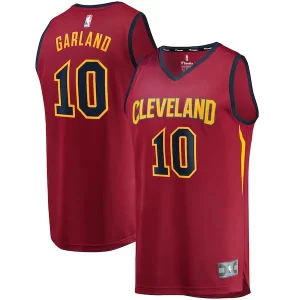 Splendido Sofisticato Elegante Darius Garland Cleveland Cavaliers Youth Replica Fast Break Jersey Wine Icon Edition per gli appassionati