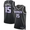 Fascinante Davion Mitchell Sacramento Kings Jordan Brand Unisex Swingman Jersey Statement Edition Black per gli appassionati
