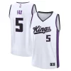 Delizioso Attraente Comodo De'Aaron Fox Sacramento Kings Fast Break Replica Player Jersey Association Edition White per gli appassionati
