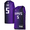 Resistente Elegante Meraviglioso De'Aaron Fox Sacramento Kings Jordan Brand Youth Swingman Jersey Statement Edition Purple per gli appassionati