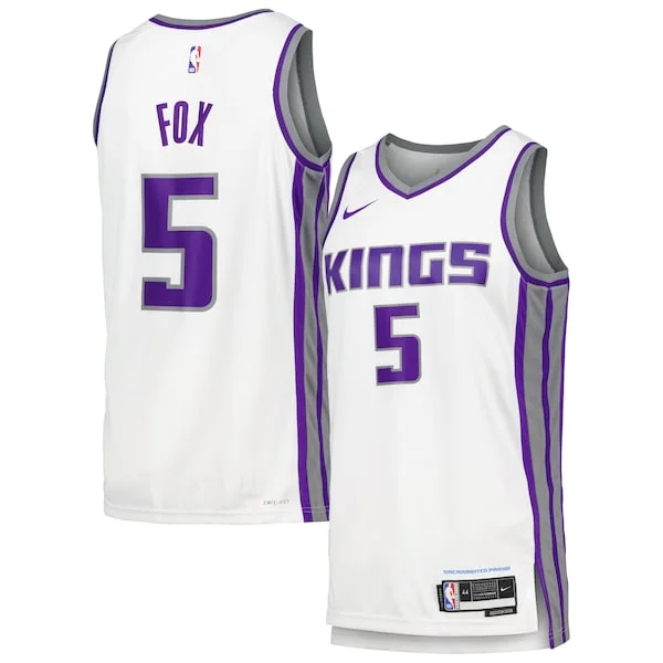 Sofisticato Delizioso De'Aaron Fox Sacramento Kings Nike Swingman Player Jersey Association Edition White per gli appassionati