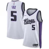 Trendy De'Aaron Fox Sacramento Kings Nike Unisex Swingman Jersey Association Edition White/Black per gli appassionati