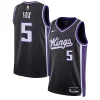 Comodo Incantevole De'Aaron Fox Sacramento Kings Nike Unisex Swingman Jersey Icon Edition Black/White per gli appassionati
