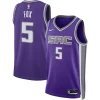 Lussuoso Robusto Bellissimo De'Aaron Fox Sacramento Kings Nike Unisex Swingman Jersey Icon Edition Purple per gli appassionati