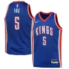 Trendy De'Aaron Fox Sacramento Kings Nike Youth 2024/25 Swingman Player Jersey City Edition Blue per gli appassionati