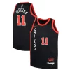 Bellissimo Fantastico DeMar DeRozan Chicago Bulls Nike Youth Swingman Replica Jersey City Edition Black per gli appassionati