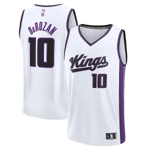 Elegante DeMar DeRozan Sacramento Kings Youth Fast Break Replica Player Jersey Association Edition White per gli appassionati