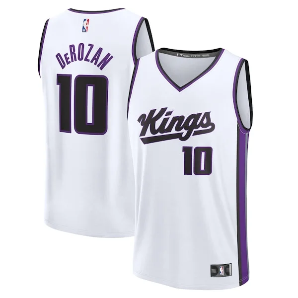 Elegante DeMar DeRozan Sacramento Kings Youth Fast Break Replica Player Jersey Association Edition White per gli appassionati