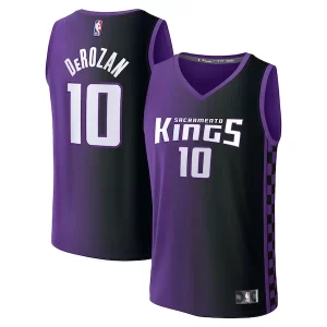 Delizioso Cool DeMar DeRozan Sacramento Kings Youth Fast Break Replica Player Jersey Statement Edition Purple per gli appassionati