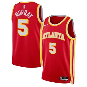 Sofisticato Gorgeous Dejounte Murray Atlanta Hawks Nike Unisex Swingman Jersey Association Edition Red per gli appassionati