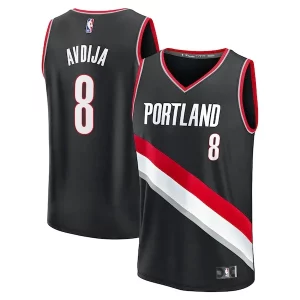 Cool Deni Avdija Portland Trail Blazers Fast Break Replica Player Jersey Icon Edition Black per gli appassionati