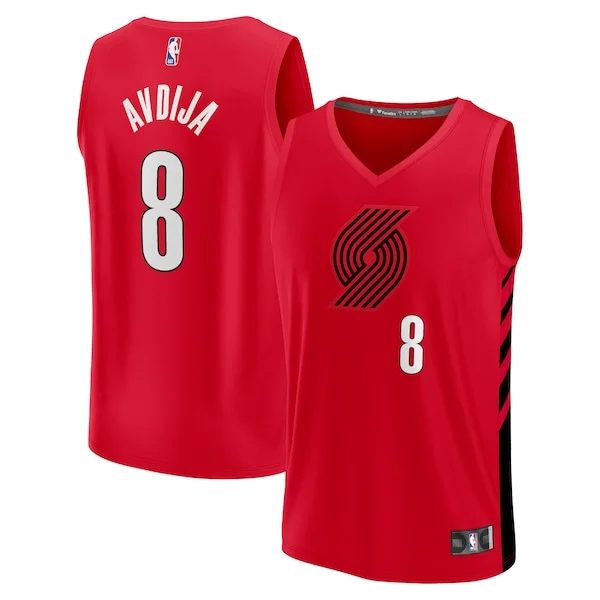 Cool Delizioso Deni Avdija Portland Trail Blazers Youth Fast Break Player Jersey Statement Edition Red per gli appassionati